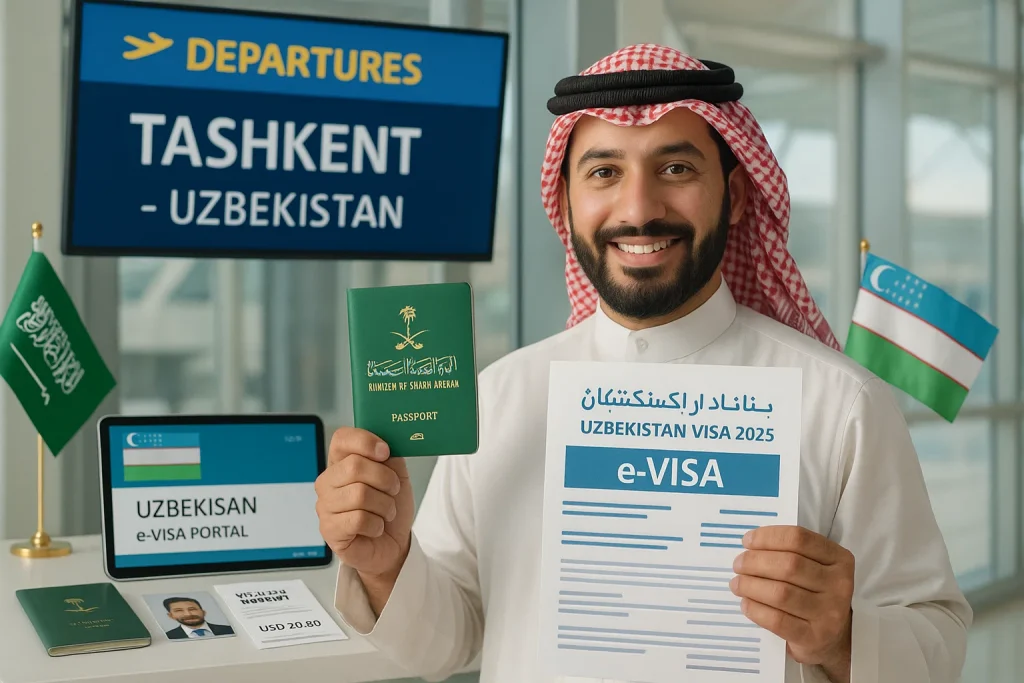 Uzbekistan Visa for Saudi Citizens (2025): Requirements, Fees & How to Apply 1 Uzbekistan Visa for Saudi Citizens
