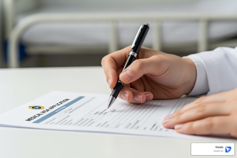 Medical visa application form