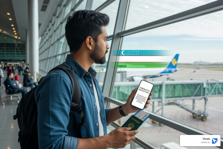 uzbekistan transit visa for indian