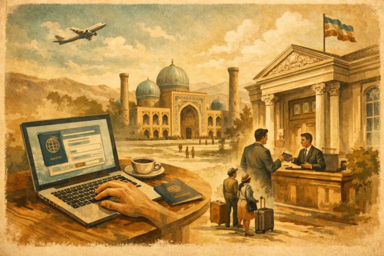 Uzbekistan eVisa vs Embassy Visa